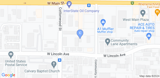 Map to Woodland Jiu Jitsu Academy